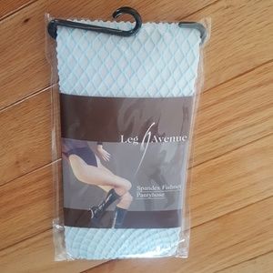 baby blue fishnets